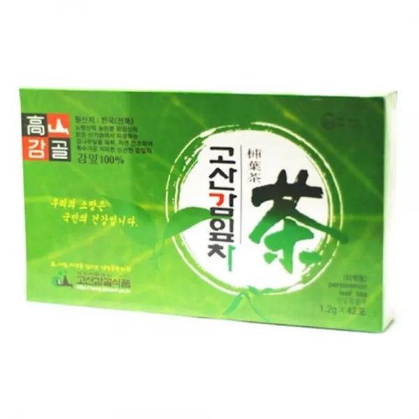 맑은 산기슭에서 자생하는 고산감잎차 1.2gX42ea 감잎 jpqk, 1개