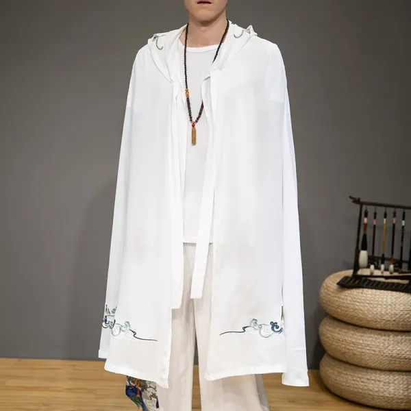 위진풍 블랙 문화계 중국한복 남자 스커트 저쪽 기슭 알프스프라자축하화환 샤랄라 엔틱 여름