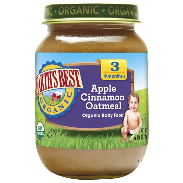 얼스베스트 어린이 액상이유식, 애플 시나몬 오트밀(Apple Cinnamon Oatmeal), 1개