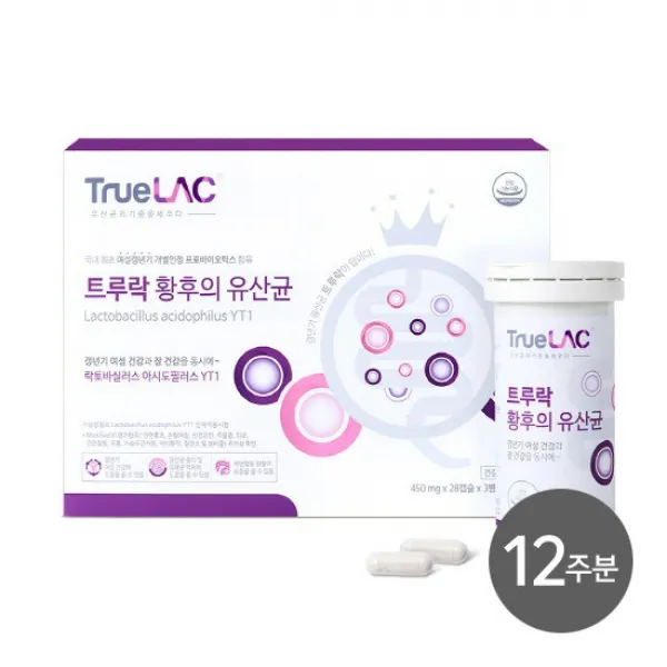 [Live][트루락] 갱년기유산균 황후의 유산균 12주, 상세설명 참조, 없음