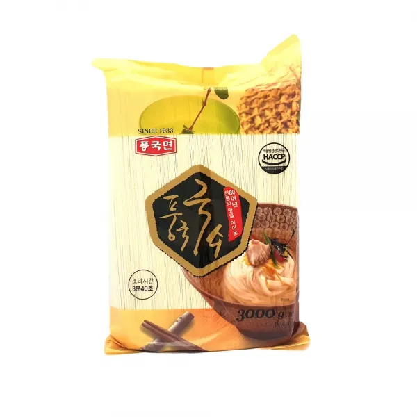주풍국면 BW6651A9B 쫄깃한 골뱅이 간편요리 900g 얇은 온 소 밀가루 잔치 세 풍국 비빔 건 대용량 3000g 간식 냉채 잔치요리 중 면 국수 대량 냉장면류, GD 풍국국수 소면 3000g