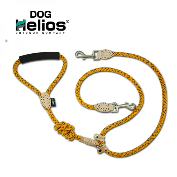 doghelios 견인 고리일률 소형 중형 대형견 더블 체인 타이 디 김 퍼 투 톱, HELE0042, L12MM