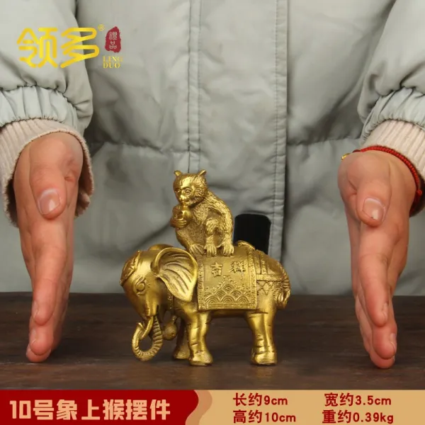 동봉 후관상을 뵙다 진열 전동 위 봉후 띠원숭이 사무실 엔틱한디자인 이끌다 기프트, 동봉 후관상을 뵙다 （하이 대략 10