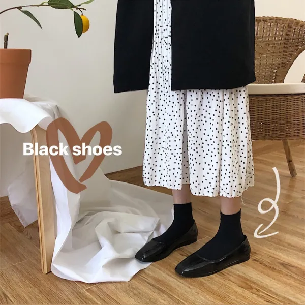 가을 데일리 유광 심플 베이직 젤리슈즈