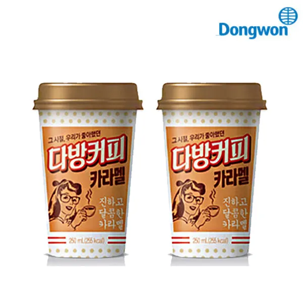 동원애프앤비 소와나무 다방커피 카라멜 250ml, 12개, 250ml