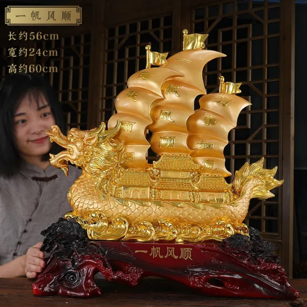 Mar.22 43번 순풍에 돛 단 돛단배들 거실 사무실 책상과 술집 장식품 개업 집들이z 순풍 에 도 금 큰 사이즈.