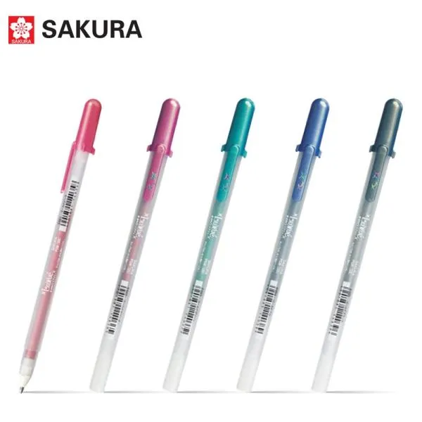 사쿠라 골드 데코펜 라그제 PGB 필기구 학용품 젤볼펜 젤펜 사쿠라펜mini;narsha, ★mi골드블랙☆ni