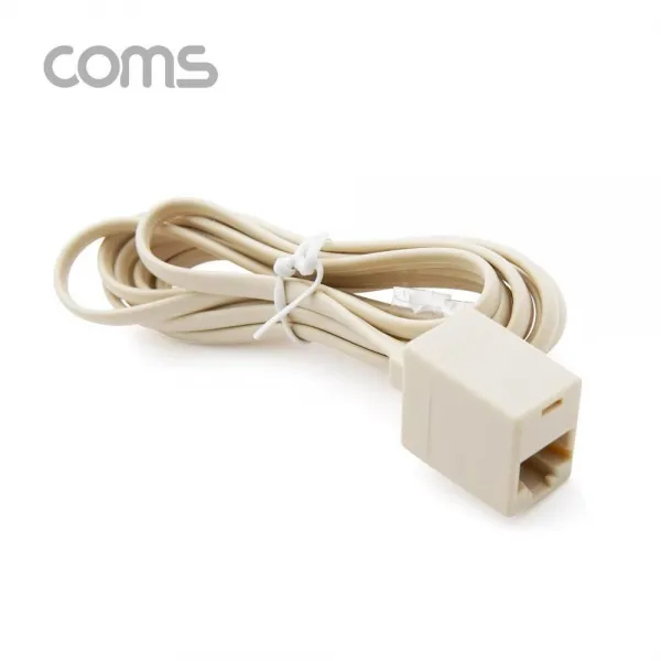 Coms 전화선 연장 케이블 2M (MF) RJ45(8P4C), 알버트 본상품선택