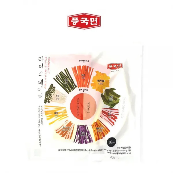 풍국면 원형 라이스페이퍼270g 주니네 소스포함 간편준비 스위트칠리소스주니네식품, 주니네식품풍국면 라이스페이퍼 270g_wsa