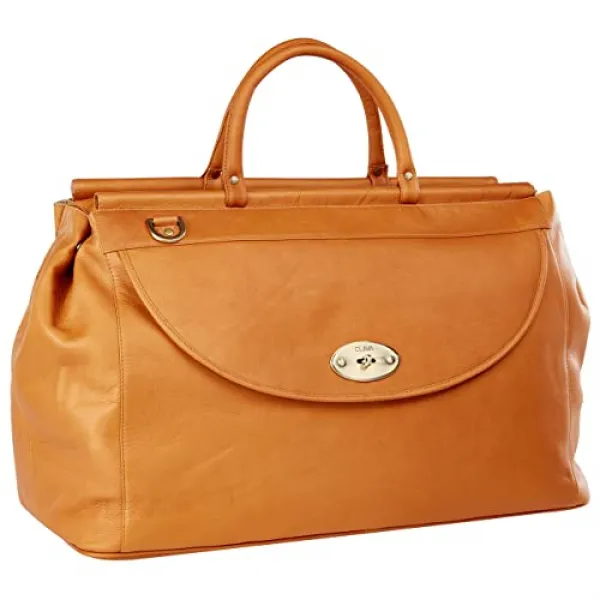 Clava 가죽 방랑벽 Turlock Carpet Bag (TAN) (TAN)
