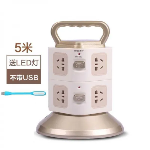 전원 밴드스위치 가정용 다공 멀티탭 다항 접선판 널판자 좌석을 꺾다 어탭터, 없음 usb 8 꽂다 위치 2층 （5