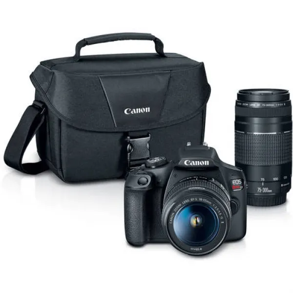 Canon EOS Rebel T7 DSLR Camera with 18-55mm and 75-300mm Lenses, 상세내용참조