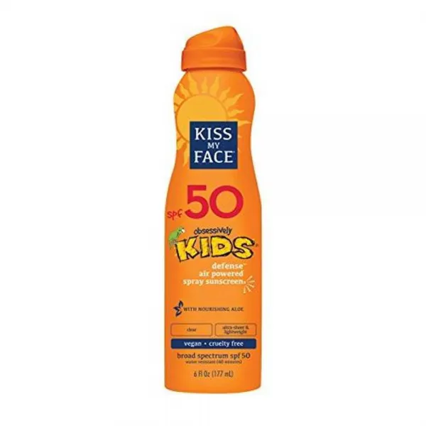 Kiss My Face - 디펜스 연속 스프레이 선 스크린 SPF 50 - 6oz, 1매입