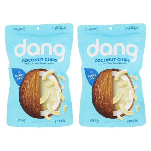 댕 토스티드 코코넛 칩스 라이틀리 솔티드 90g 2개