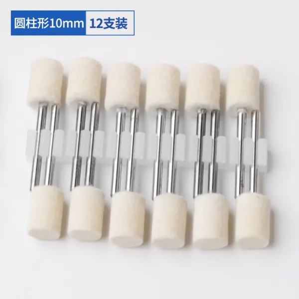 난산 맷돌질함 3MM 손잡이 라거울 금속 옥석 바퀴 전기연마 헤드, 10mm 원기둥 （12 개 ）