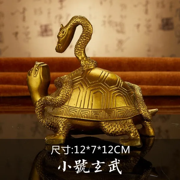 와이유 거북용 자연각 동현무 소품 거북이 용거북 인테리어 네모난 짐승 뱀과 거북은 현무하다.