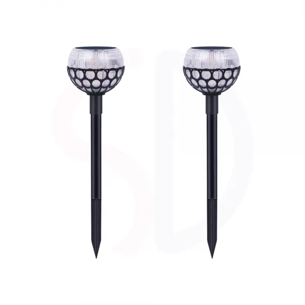 솔까든 태양광등 96led 횃불형 화염등 2개입 붉은화염