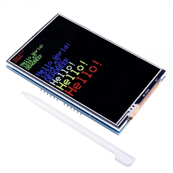 노 브랜드 3.5 인치 Tft LCD 디스플레이 320x480 HD 컬러 스크린 모듈 터치 펜으로 인해 Arduino Uno R3 Mega2560 호환, 표시하다