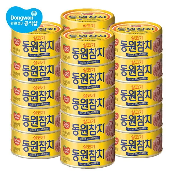 동원 F&B 라이트스탠다드 참치 85g x 20캔