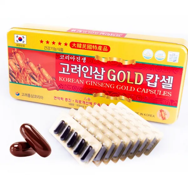 고려인삼골드 인삼캅셀 인삼캡슐 120캡슐 30일분, 옵션없음