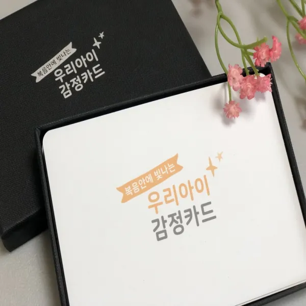 복음안에서 반짝 반짝 빛나는 우리아이를 위한 감정카드, 1개