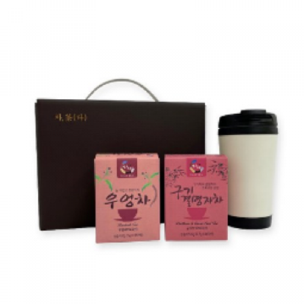 차다 우엉차 8p + 구기결명자차 8p + 텀블러 랜덤발송 세트, 4세트, 우엉차8p+구기결명자차8p+텀블러