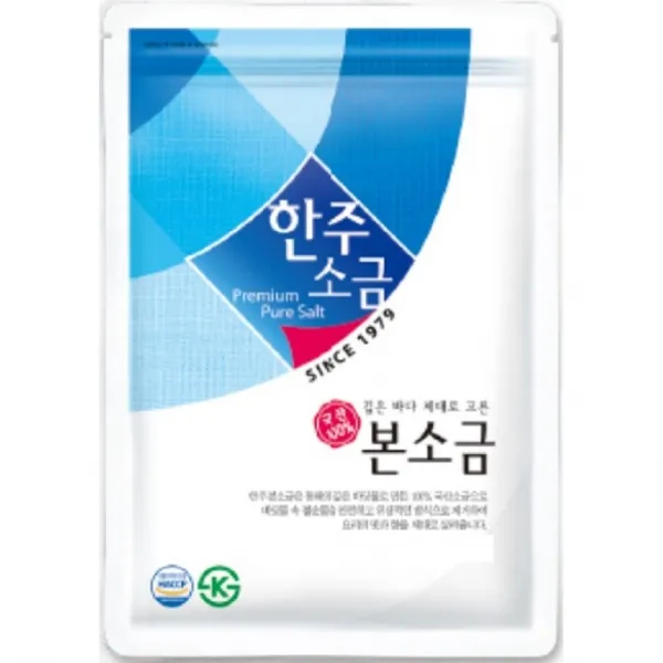 1kg x 6개 LG 엘지 식기세척기 연수장치 보충용 한주본소금 전용 정제소금, 1kg, 6개