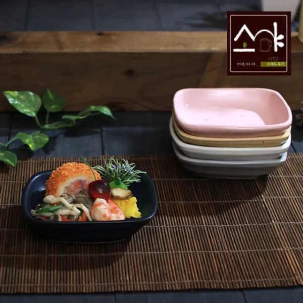 색상#밀크화이트#도기자기 소야 각진형 식구 음식 그릇 전통과현대적감성퓨전 이호 순수한스토어 +29666톰댄+ 도자기 여주 천 나예 사각 찬기 예쁜 핸드메이드 이천 반 찬그릇