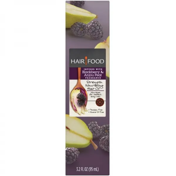 Hair Food Blackberry & Anjou 배 힘 영양 머리 기름 3.2 fl oz 1 팩