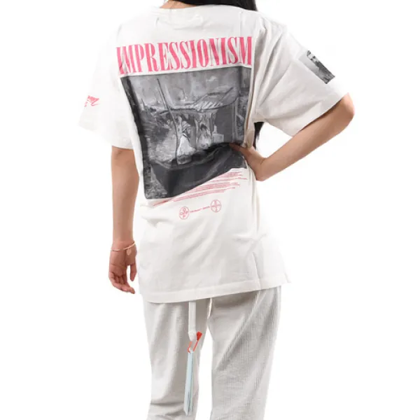[나니럭스] 오프화이트 19ss Boat 화이트 오버반팔 우먼