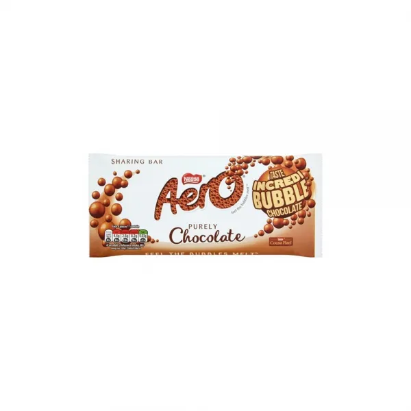 영국 네슬레 에어로 쉐어링 바 오리지널 100g (10팩) Aero Sharing Bar Original 100G, 1set