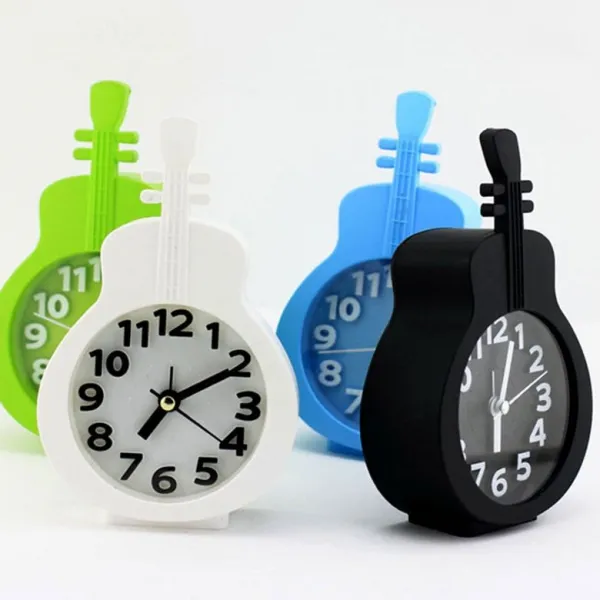  Kn55 Happy Time 바이올린 인테리어 알람 탁상 모닝콜 시계 Yc01 W61c9cc Cp1 본상품선택