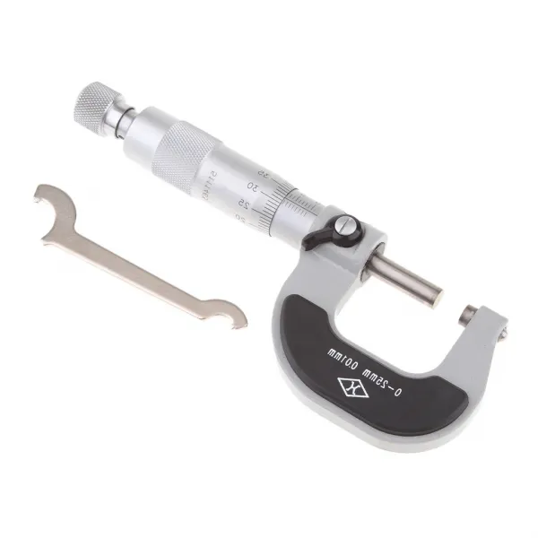 JC 외부 마이크로 미터 미터 계기 캘리퍼스 기계 제작자 부속품 기업 이상으로 0-25mm, 1개