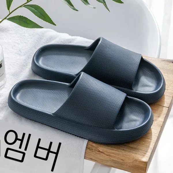 시원한 슬리퍼 두꺼운 바닥 밟기 똥밟기 감각 높아지다 여름 집 욕실 목욕탕 가정용 여남 미끄럼 방지 슬리퍼