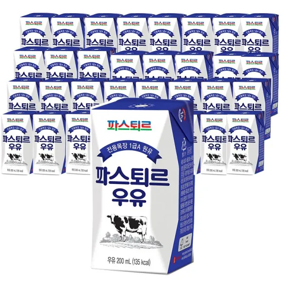 파스퇴르 전용목장 1급A 멸균우유200ml(18팩) x 3박스, 단일상품, 200ml