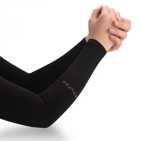 꽃달 농담 Moonflower 빙상 차들차들 문신 운전사 완장차림 남성 보호팔 가을철 팔뚝차양 투명 자외선 차단 검은색 표준형 Xl