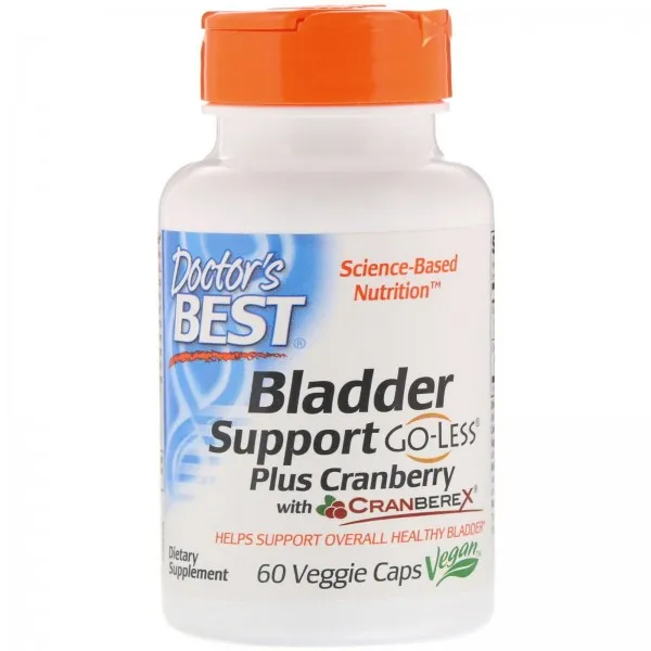 Doctor's Best 방광 건강 보조 CranbereX 크랜베리를 함유 베지 캡슐 60정