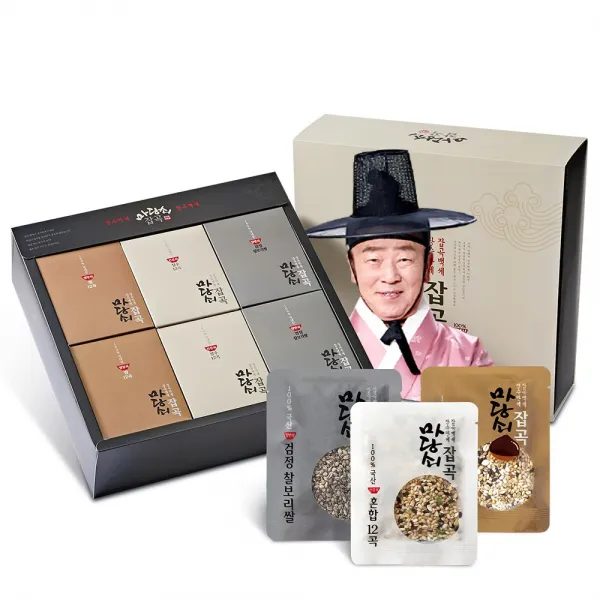 14가지 잡곡쌀 마당쇠 명절 선물 세트 60개 120개 건강쇠+영양쇠+양반쇠, 02_놀부세트
