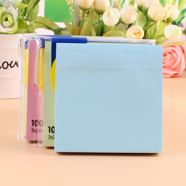 포스트잇 종이 N이차 다이어리 수첩 케이스 포장대 귀여운 상큼 T11 정사각형 1000페이지 10권 세트 