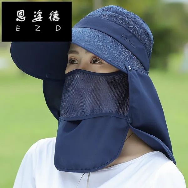 [모 찌 혈혈단신] 중년 여성 여름 차양 모 자 를 일 용 으로 농 사 를 짓 는 선 캡 녀 여름 에 얼굴 을 가 려 주 고 엄마 가 쓰 시 는 선 캡 곤 색 조절 이 가능 합 니 다 (선크림 커버), 상세페이지 참조, 상세페이지 참조