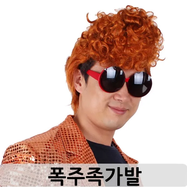 [파티친구] (폭주족가발)파티가발 크리스마스