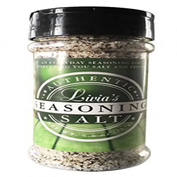 Livia's Seasoning Salt 6.6 oz (3-Piece) 리비아의 조미료 소금 187.1g (3 피스), 1