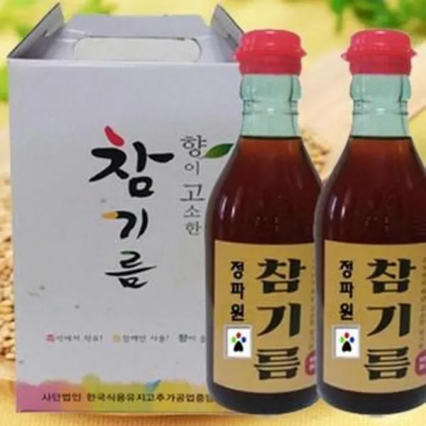 정파원 참기름 350ml x 2병, 단일상품