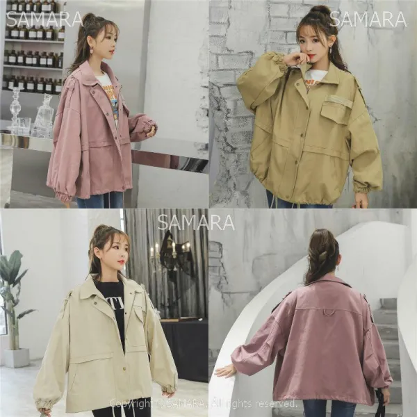 Qterra 특허브랜드 루즈핏 점퍼 루즈핏 코트 레이어드 캐주얼 아우터