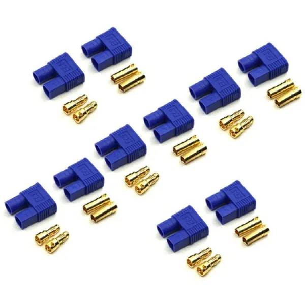 FLY RC 10쌍의 ec3 배터리 커넥터 플러그 3.5mm 바나나 플러그 여성 탄환 커넥터 rc lipo 배터리 전기 모, 상세 설명 참조0, One Color