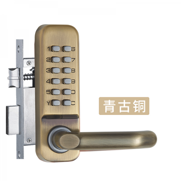 상관없다 방수 기계 모터 무기 야외 가든 버튼 자물쇠 사무실 방문 목 도날드 청 옛적 （2대 ）단면 투 혀