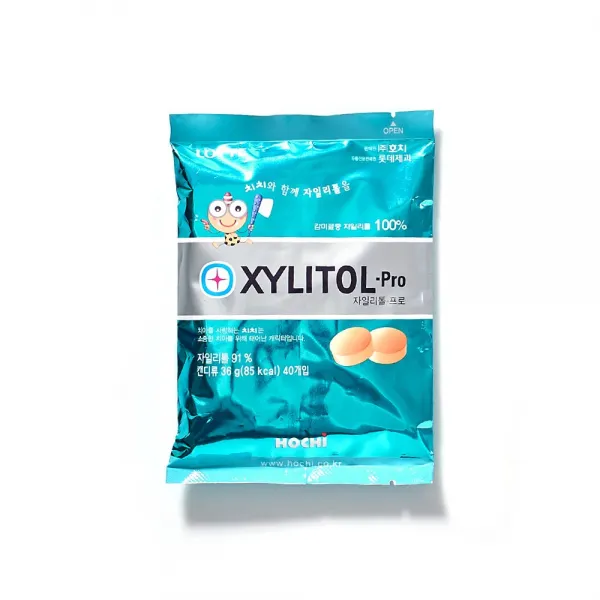 롯데제과 자일리톨 프로 싱글포장 40정, 1봉, 36g