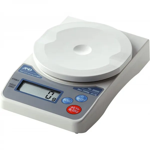 일본배송 A&D디지털 저울 HL-2000i≪ 우박량:2000g최소 표시:1g그릇 크기:φ 130mm검정 묻≫※계량 법 준