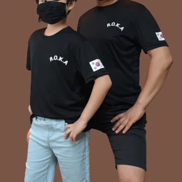 아미고 Roka 코리아아미 로카티 반팔 기능성 군인 티셔츠