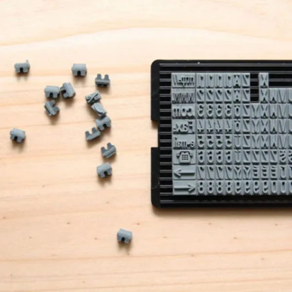 [천삼백케이] [샤이니] shiny D-I-Y stamp s-624 활자판 4mm(alphabet), 단품